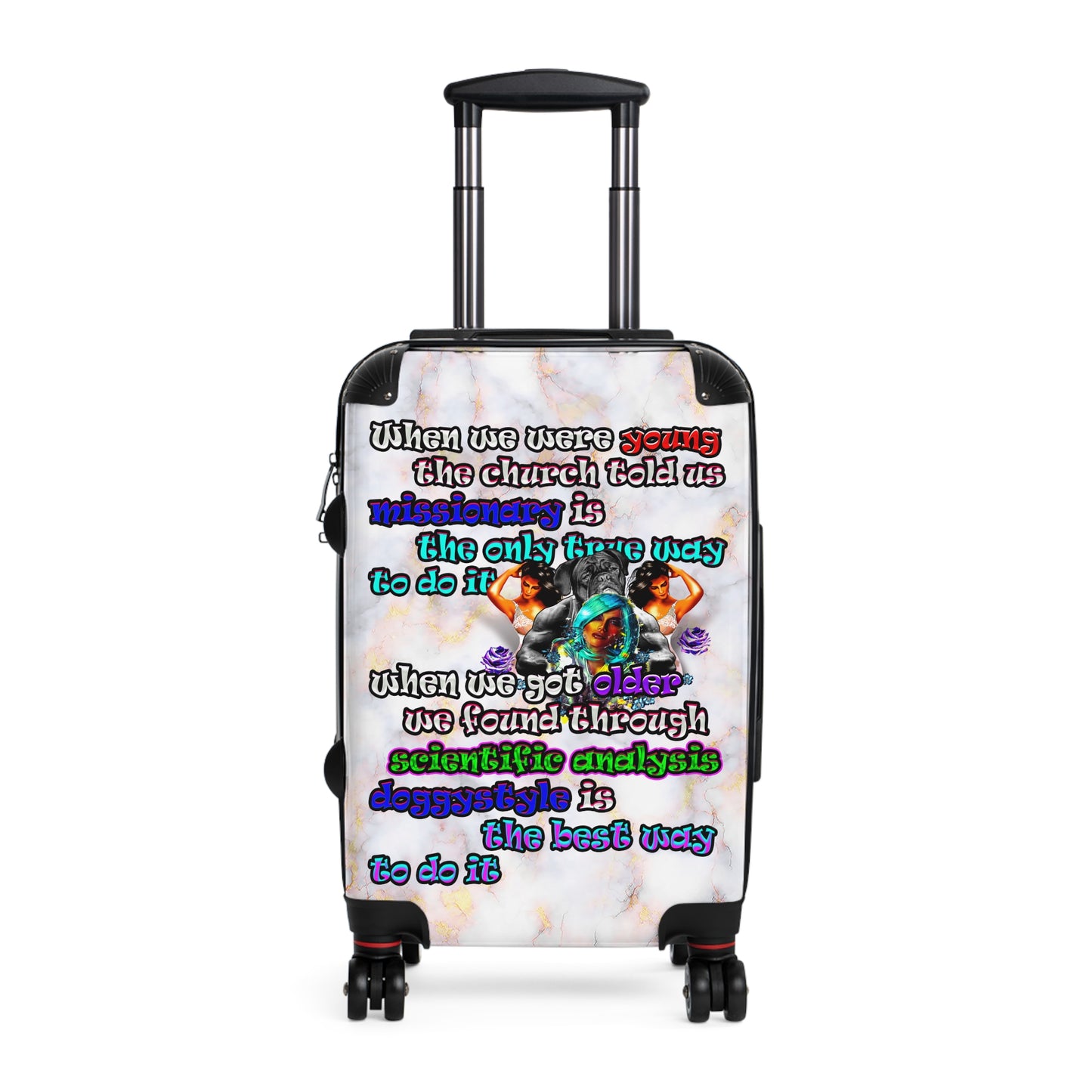 doggystyle - Suitcase (white marble)