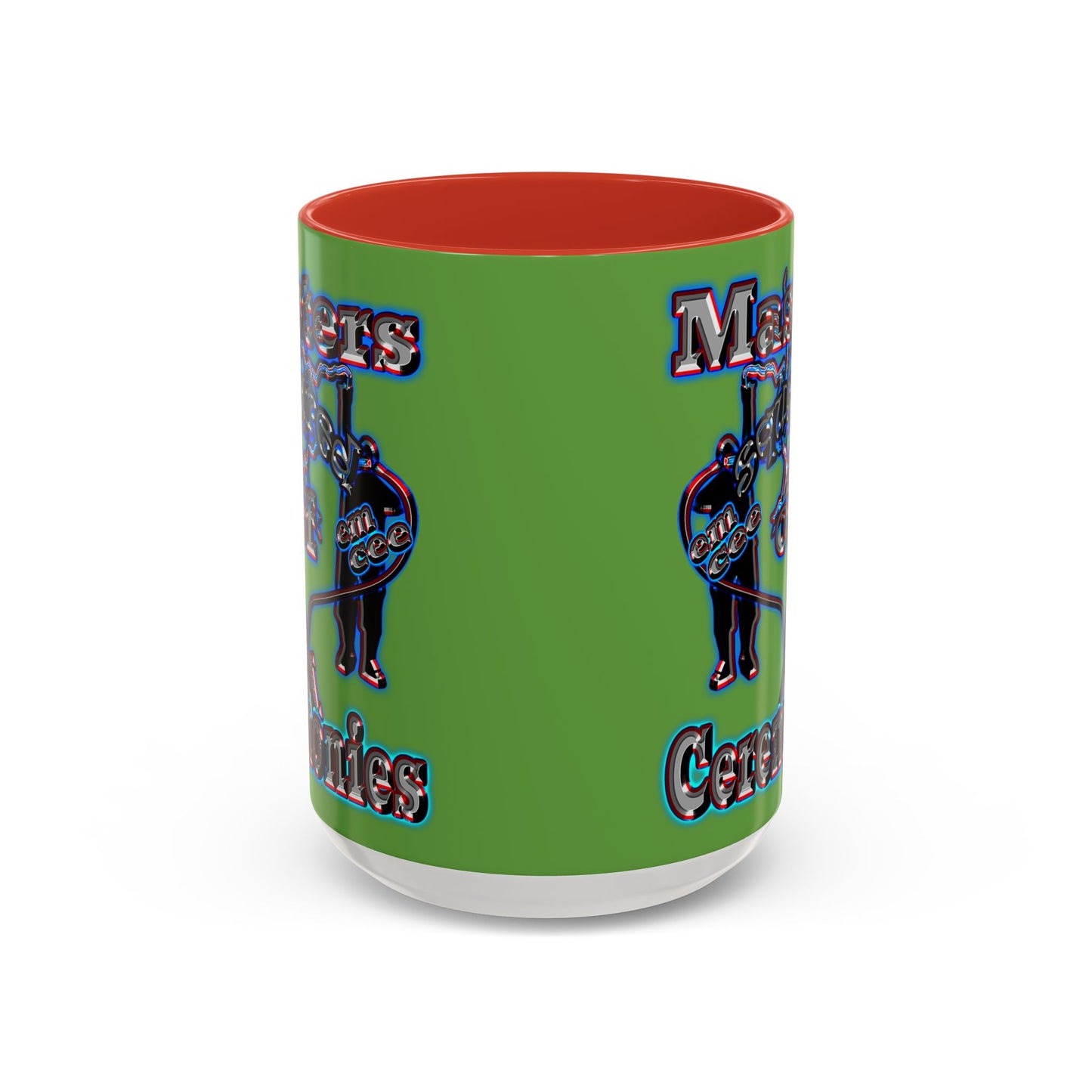 em cee squared - Accent Mug (green)