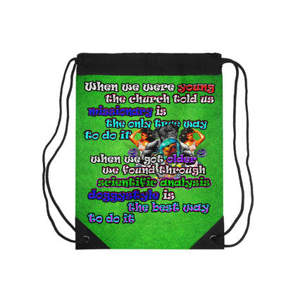 doggystyle - Drawstring Bag (green turf)