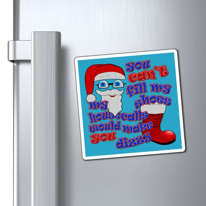 santa's shoes - Magnets - (turquoise)