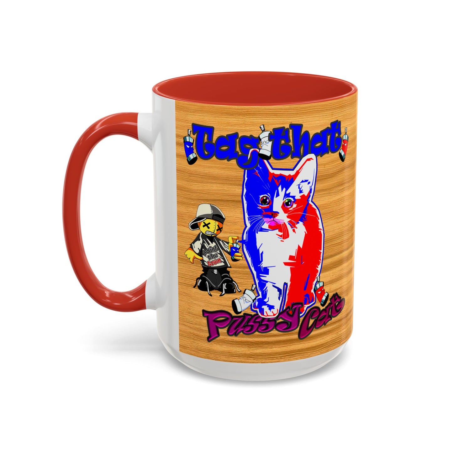 tag that - Accent Mug (butterscotch wood finish)