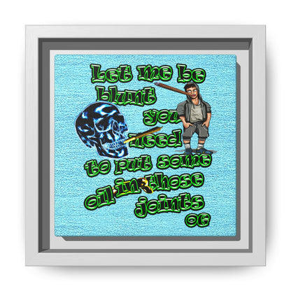 og - framed canvas art (faded blue)