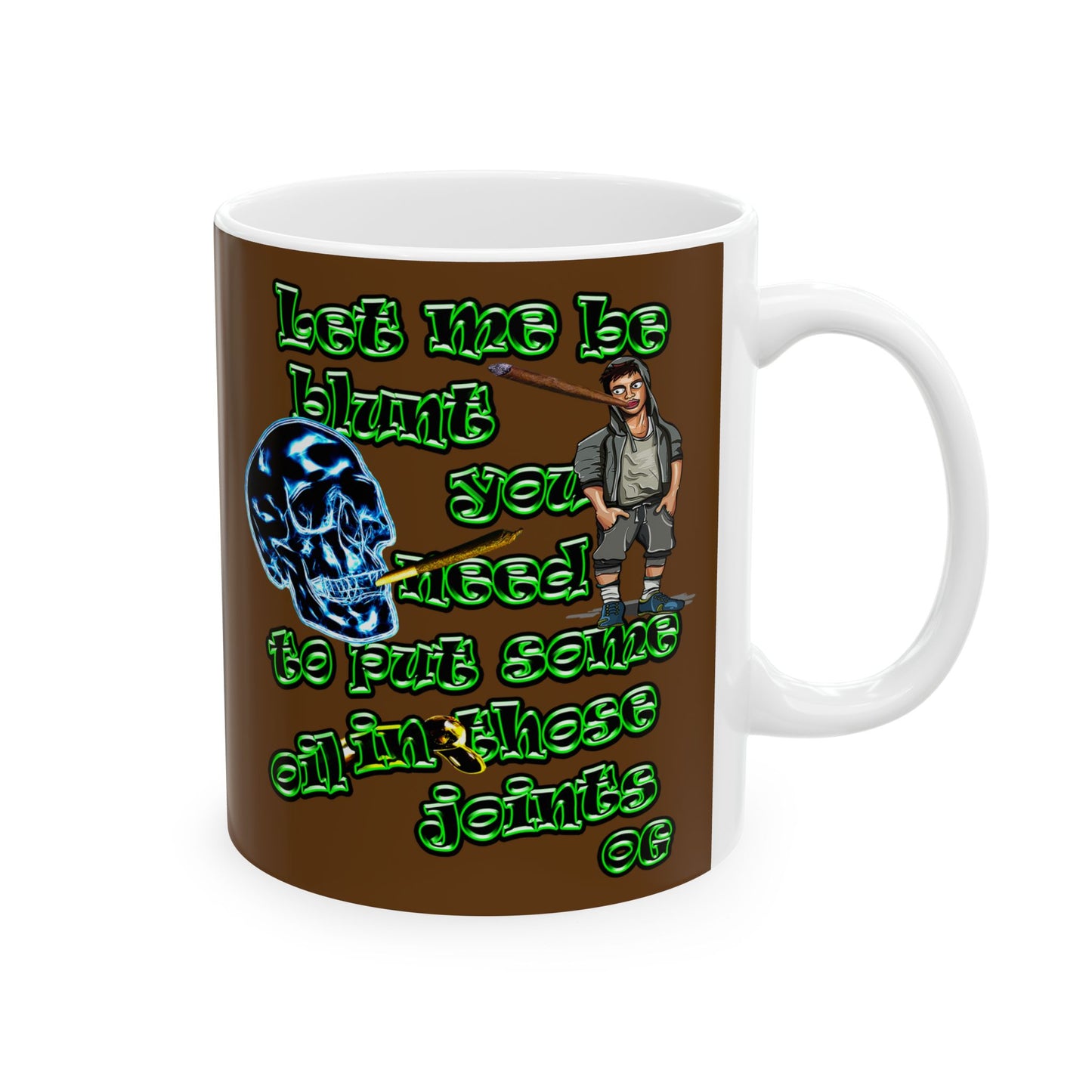 og - White Mug (brown)