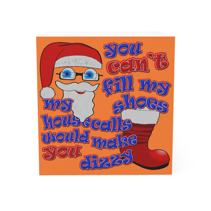 santa's shoes - note cube (crusta)