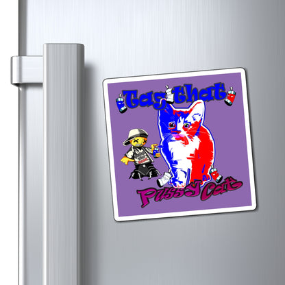 tag that - Magnets - (light purple)