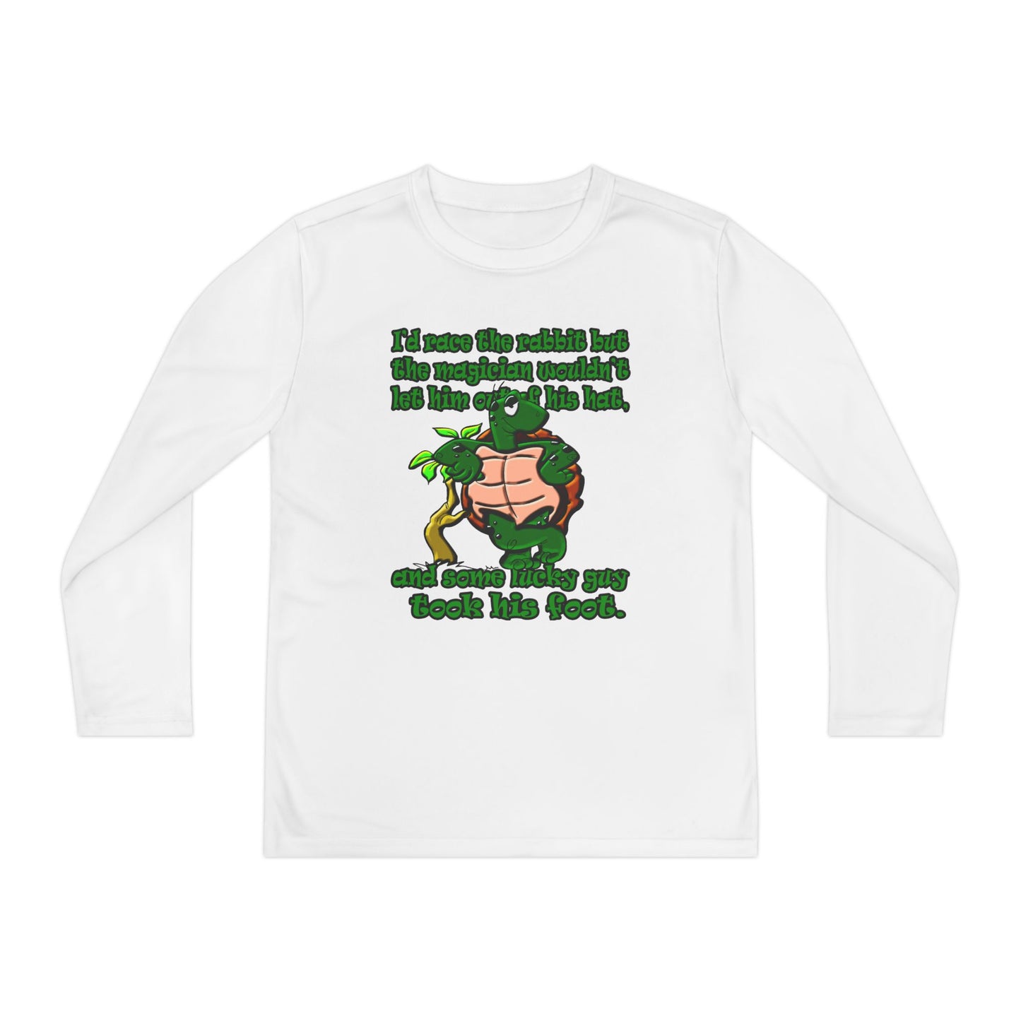 turtle race - Youth Long Sleeve Competitor Tee