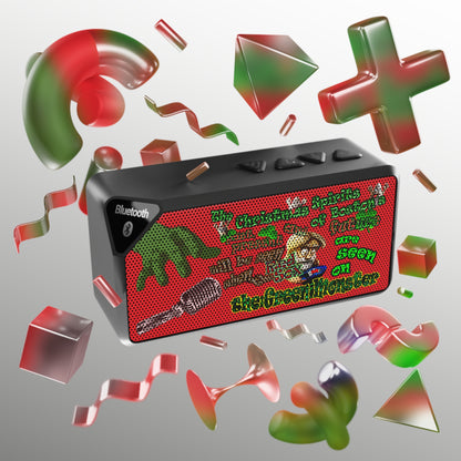 christmas spirits of boston - Jabba Bluetooth Speaker (red)