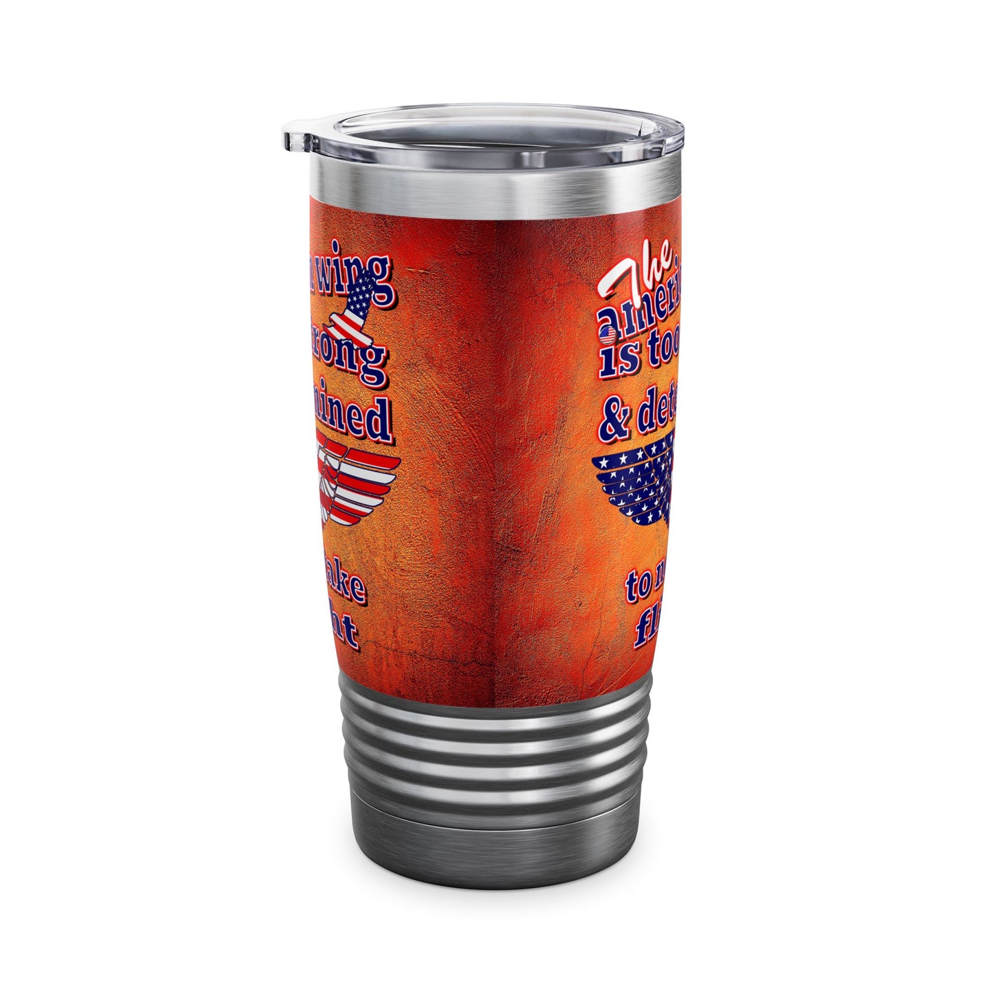 american wing - Ringneck Tumbler, 20oz (burnt orange)