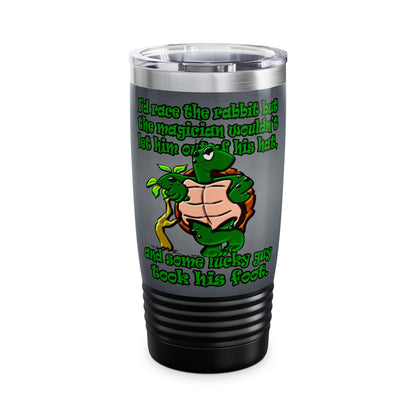 turtle race - Ringneck Tumbler, 20oz (grey-light grey)
