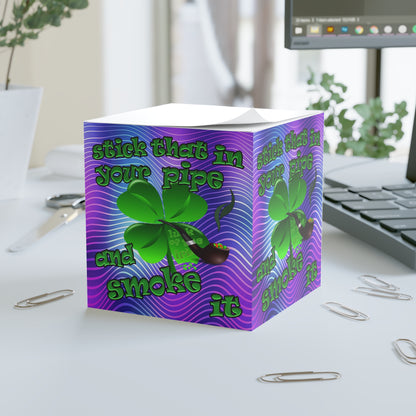 stick that in your pipe and smoke it - note cube (purple wave)