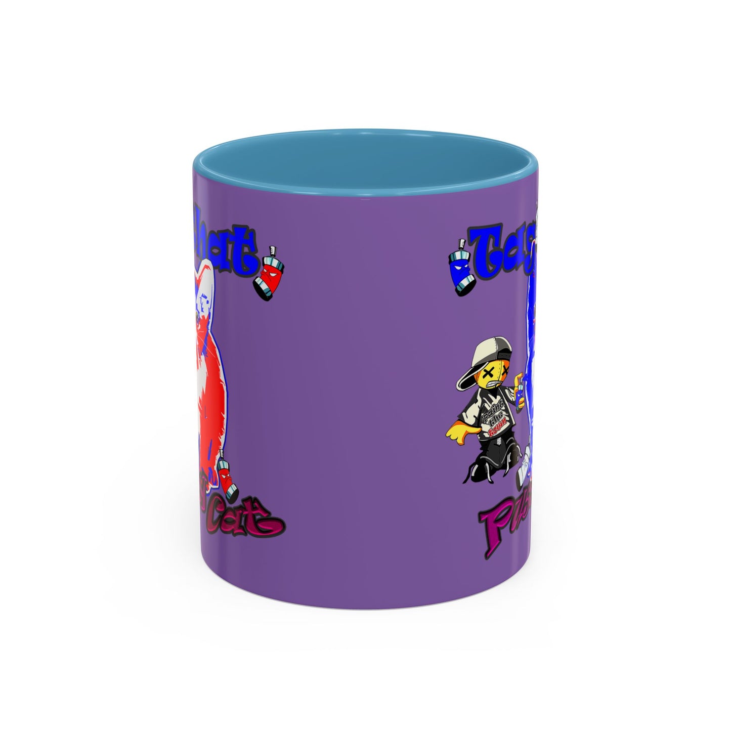 tag that - Accent Mug (light purple)