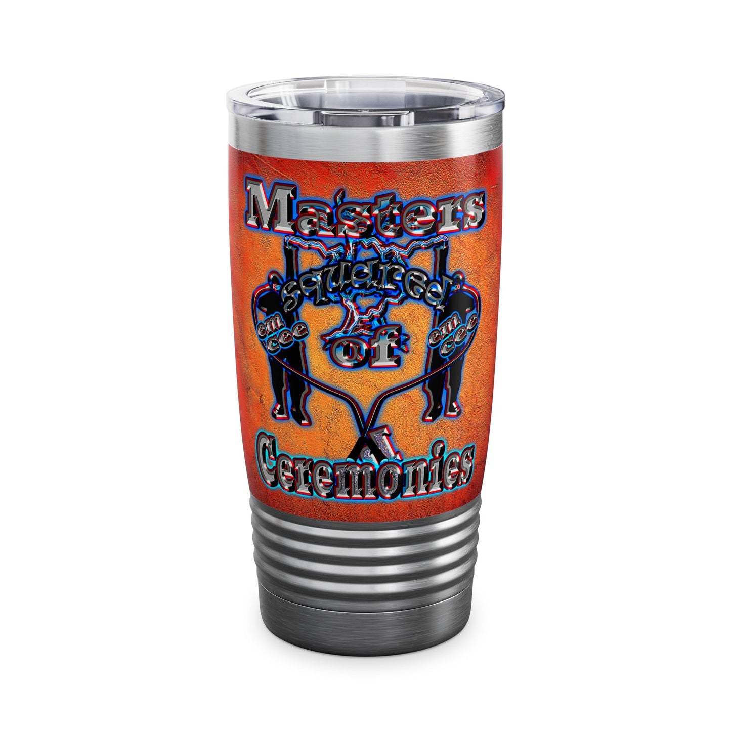 em cee squared - Ringneck Tumbler, 20oz (burnt orange)