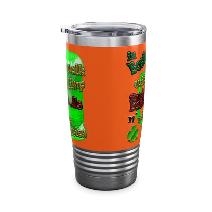 celtics logo - Ringneck Tumbler, 20oz (orange)