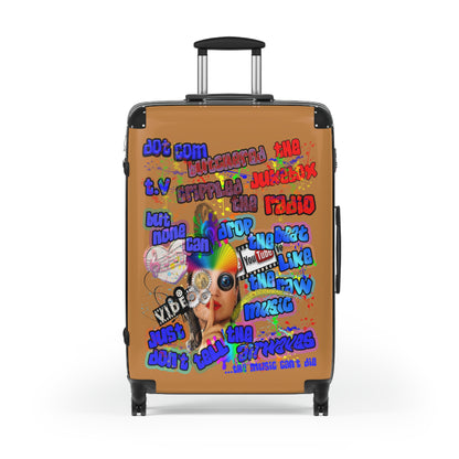 drop the beat - Suitcase (light brown)
