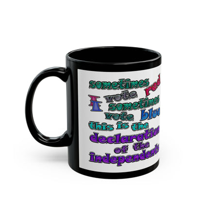 declaration of the independents - Black Mug (white)