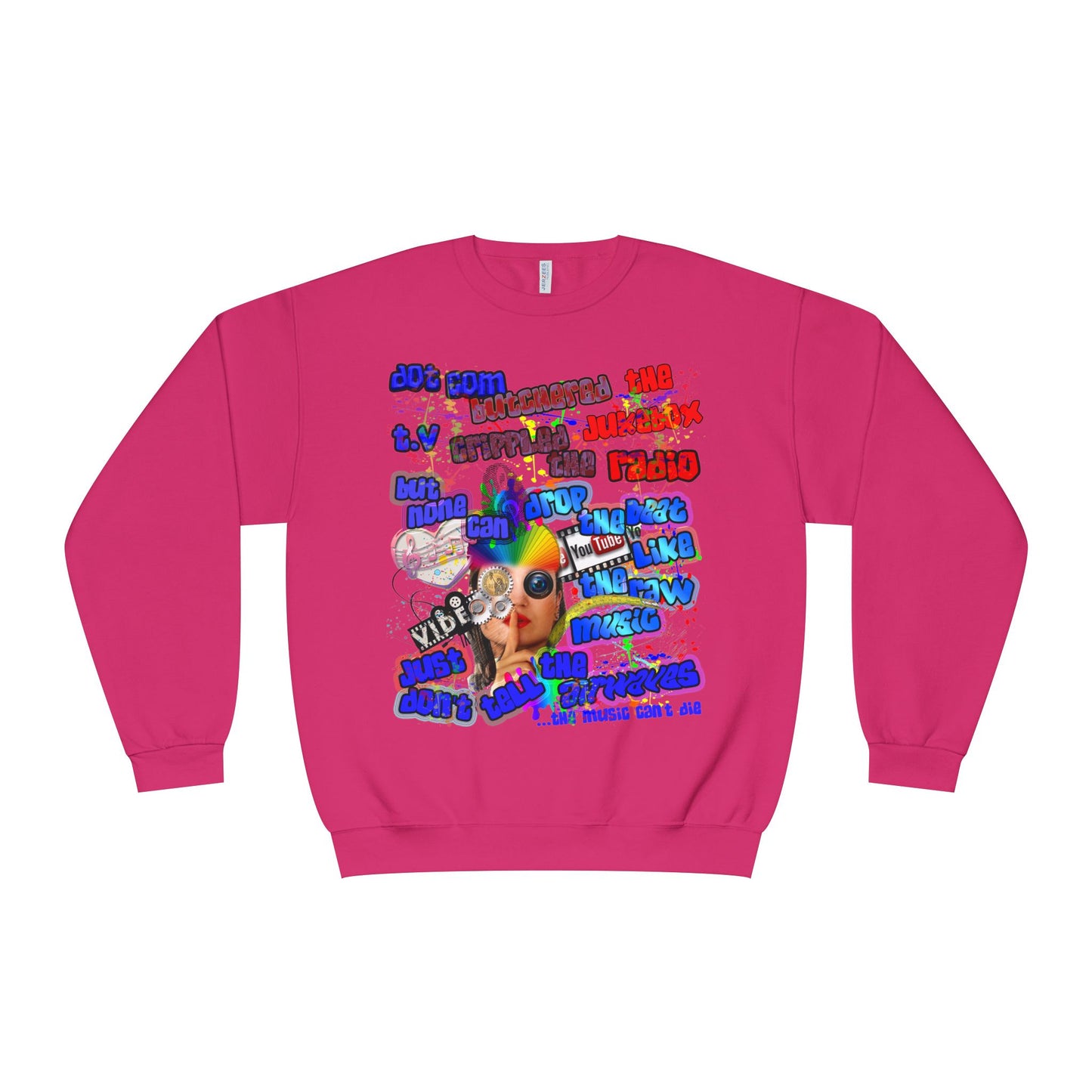 drop the beat - Unisex NuBlend® Crewneck Sweatshirt