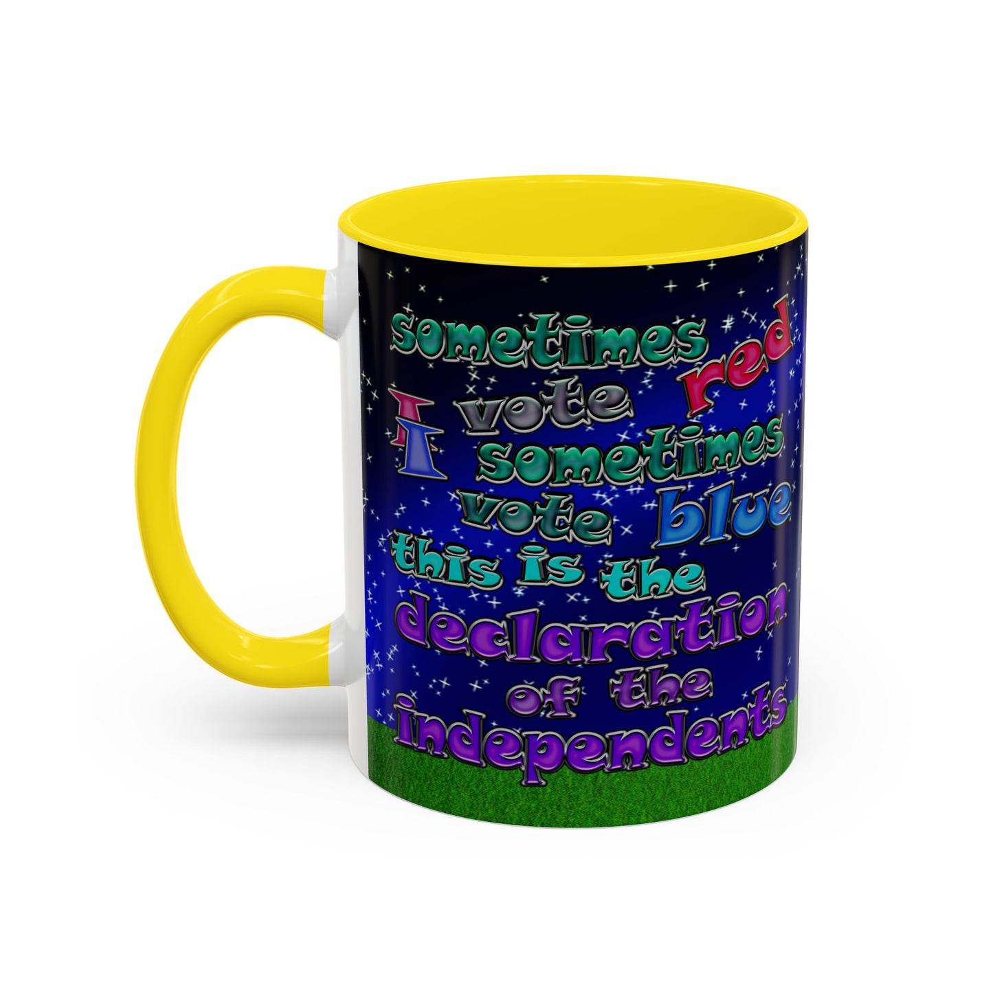 declaration of the independents - Accent Mug ('snoops' background)