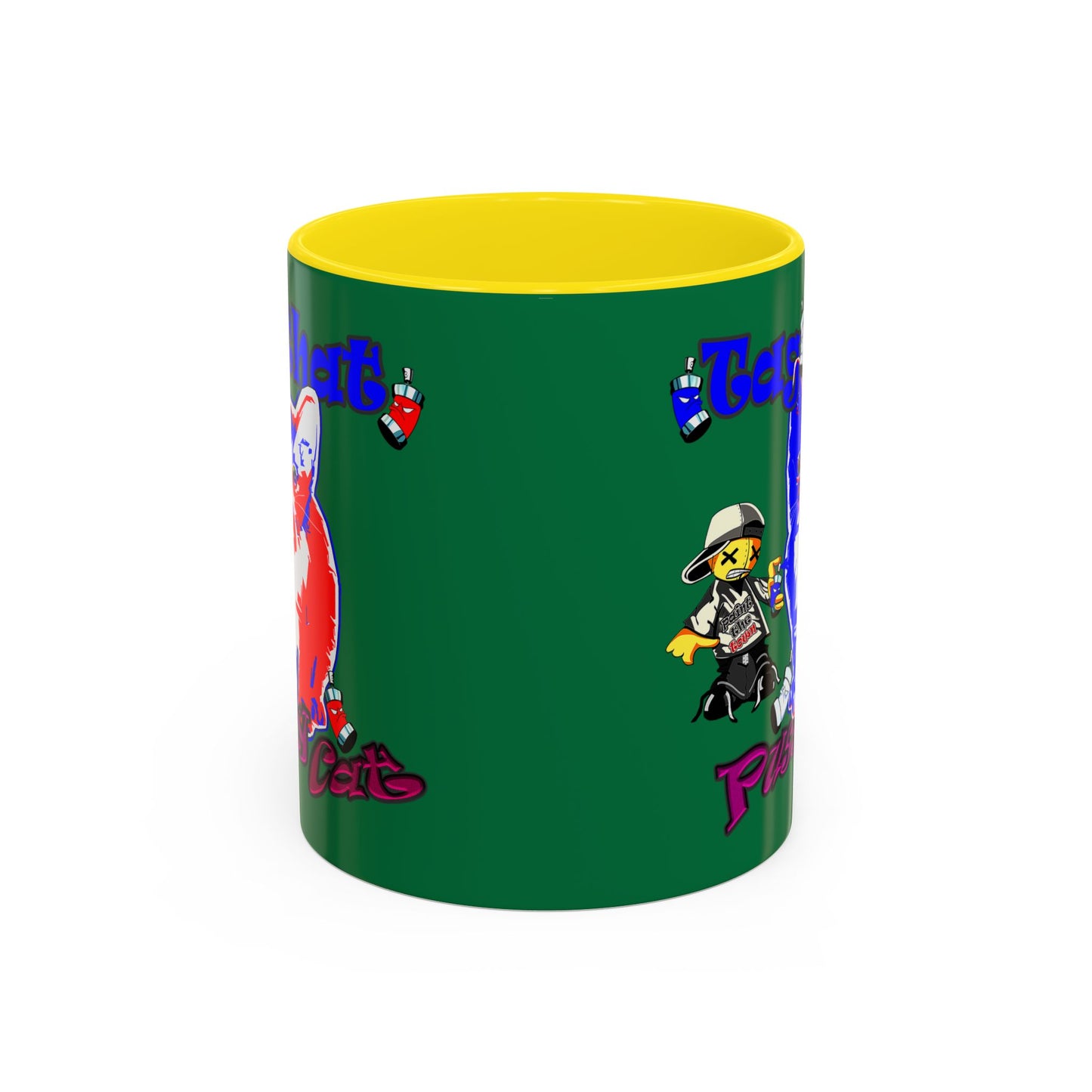 tag that - Accent Mug (dark green)