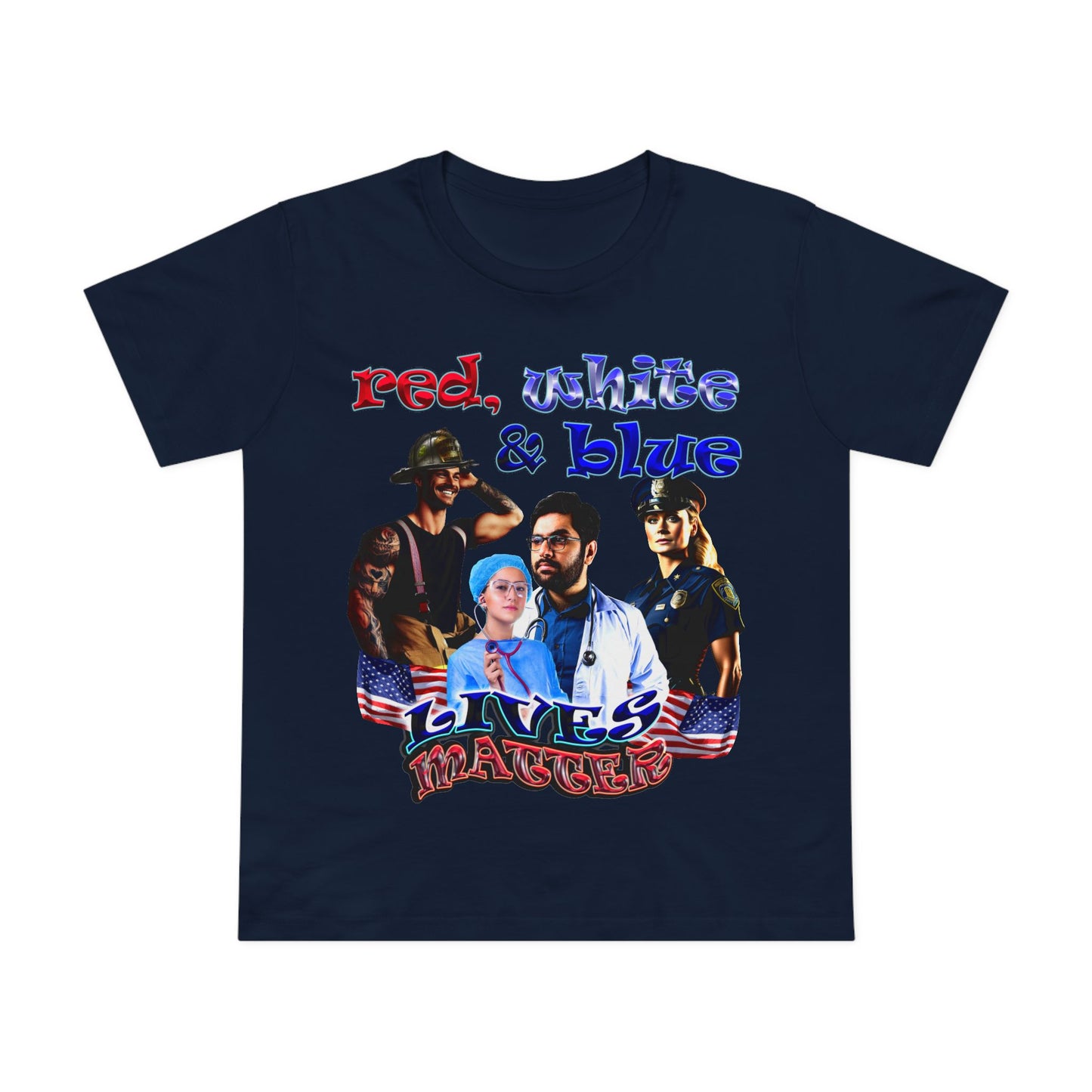 rw&b lives matter - Women’s Maple Tee