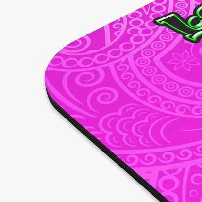 og - Mouse Pad (Rectangle) (pink swirl)