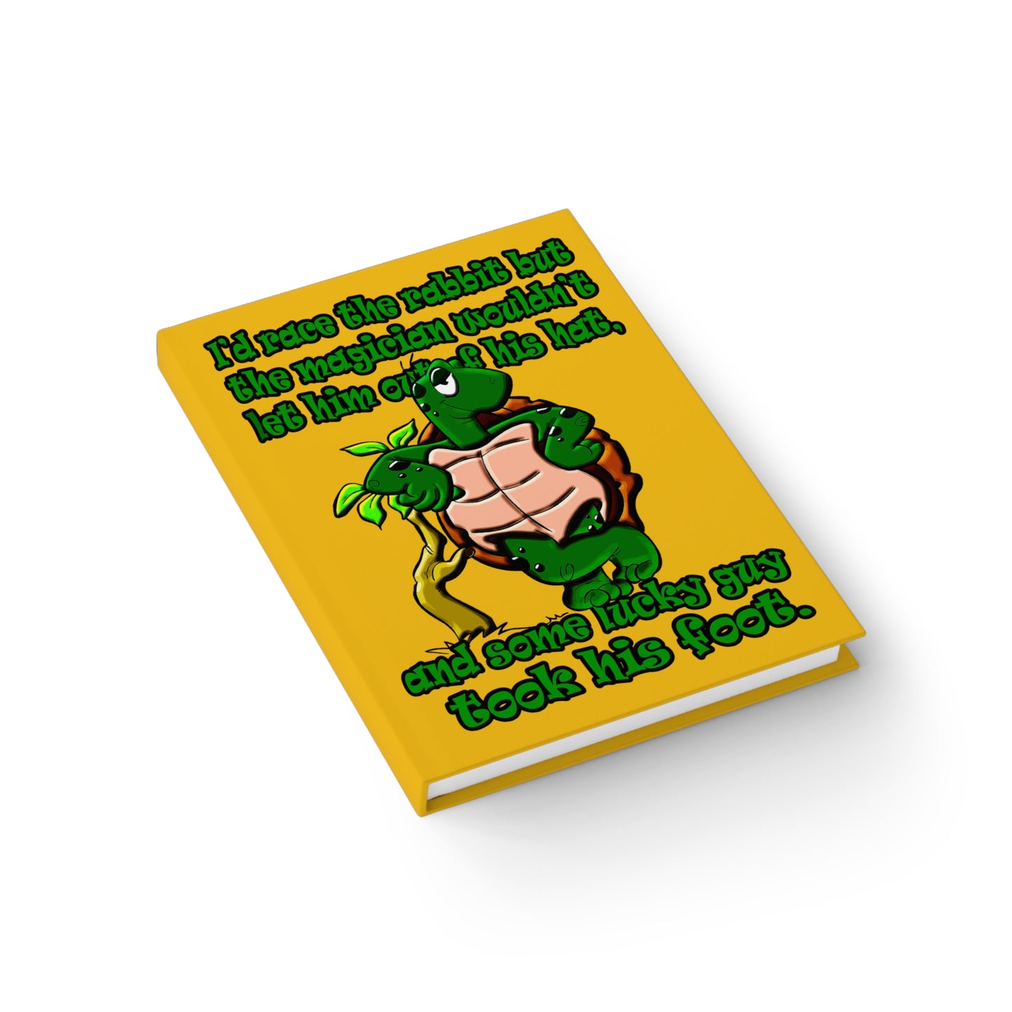 turtle race - journal-blank (yellow)