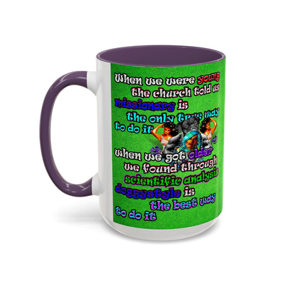 doggystyle - Accent Mug (green turf)