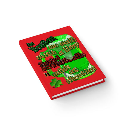 celtics logo - journal-lined (red)