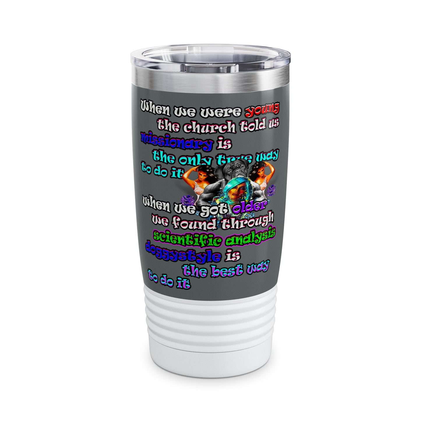 doggystyle - Ringneck Tumbler, 20oz (dark grey)