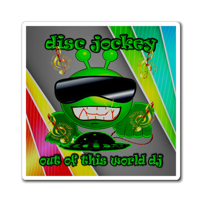 disc jockey - Magnets - (rainbow split)