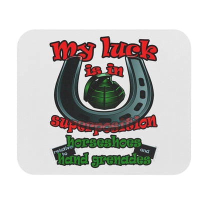 my luck - Mouse Pad (Rectangle) (white)