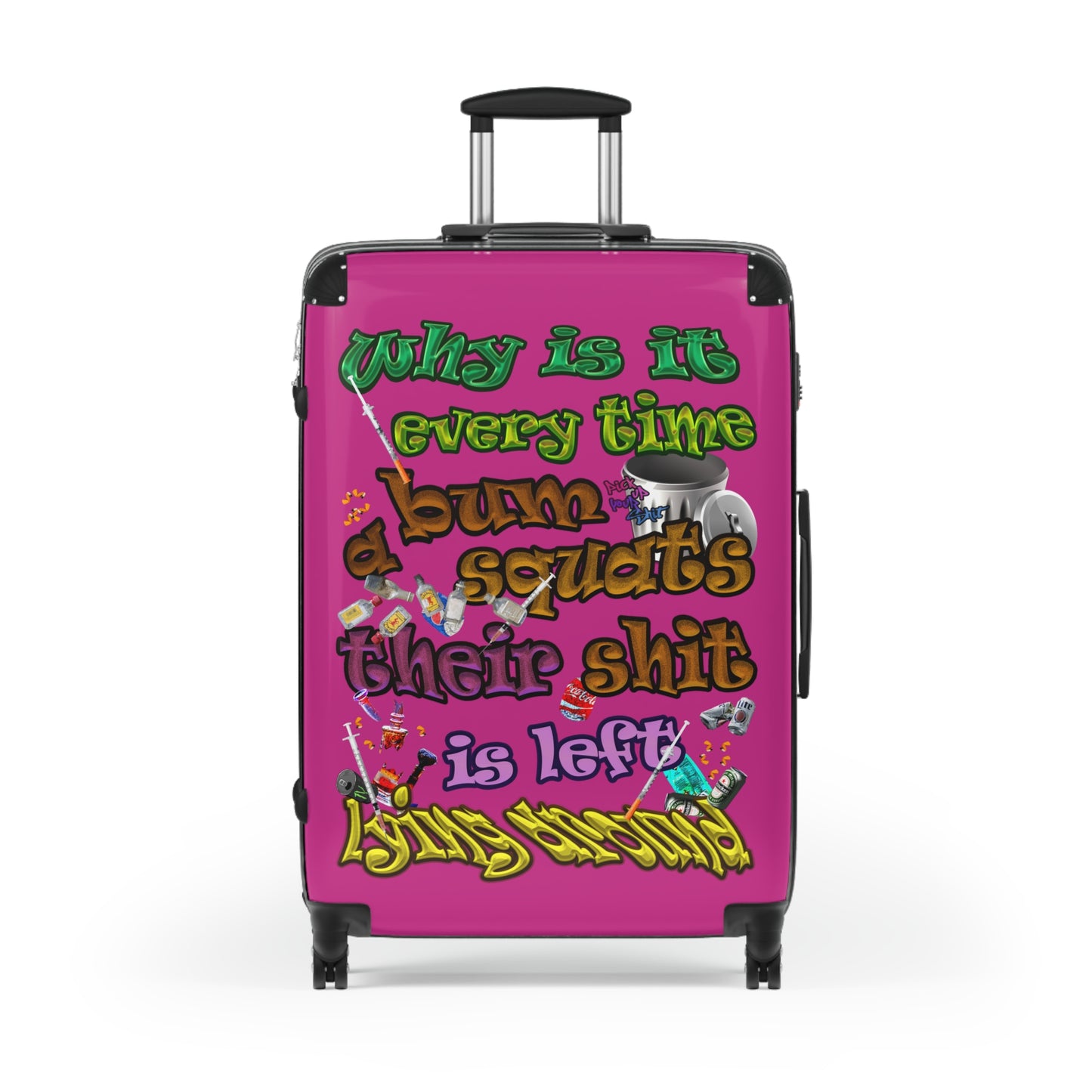 the bum's shit - Suitcase (pink)