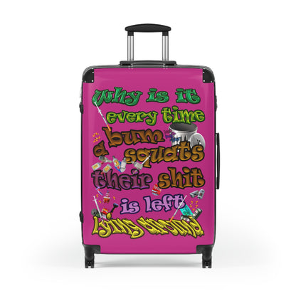 the bum's shit - Suitcase (pink)