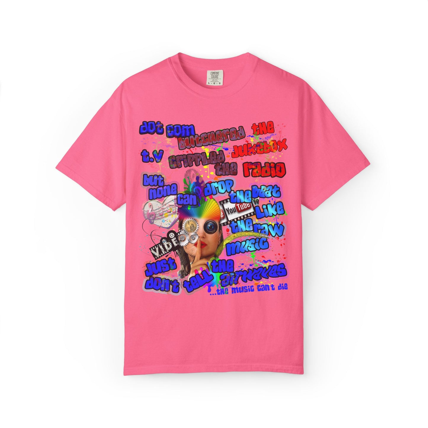 drop the beat - Unisex Garment-Dyed T-shirt