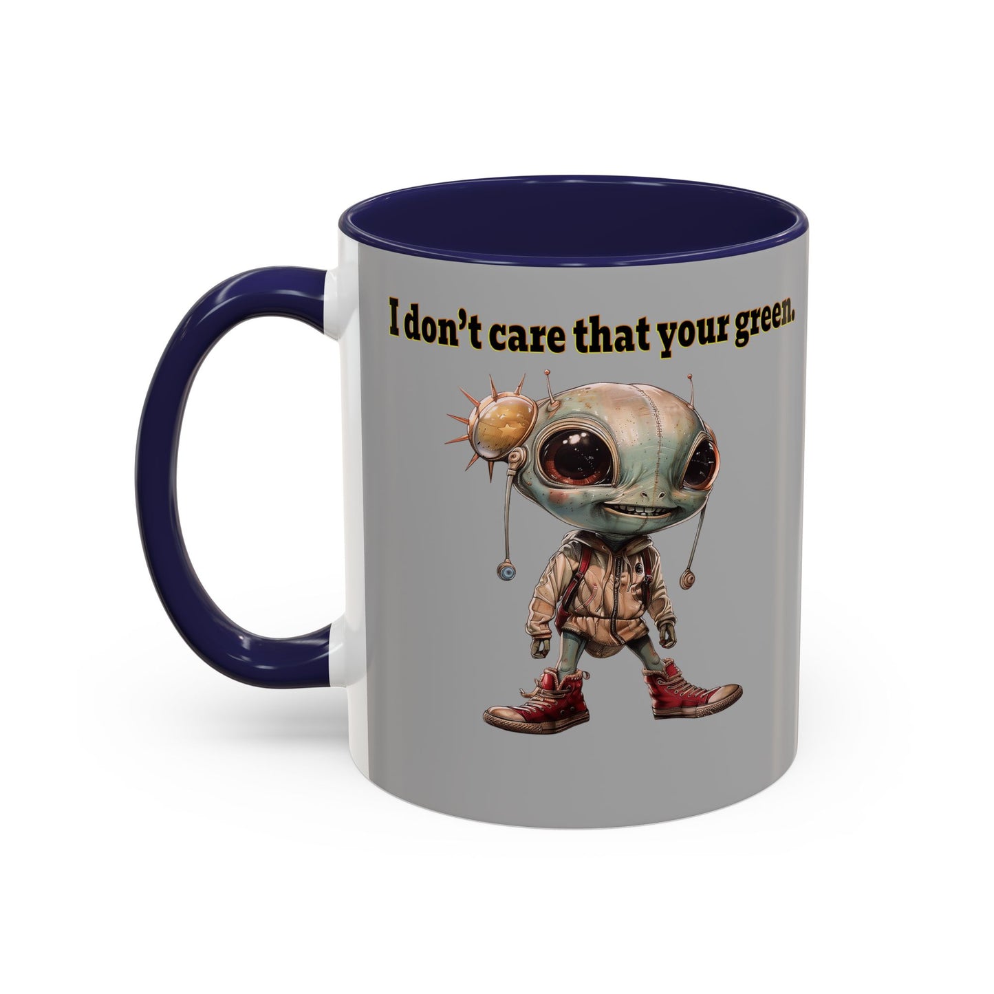 I don't care that your grey - Accent Mug (light grey)