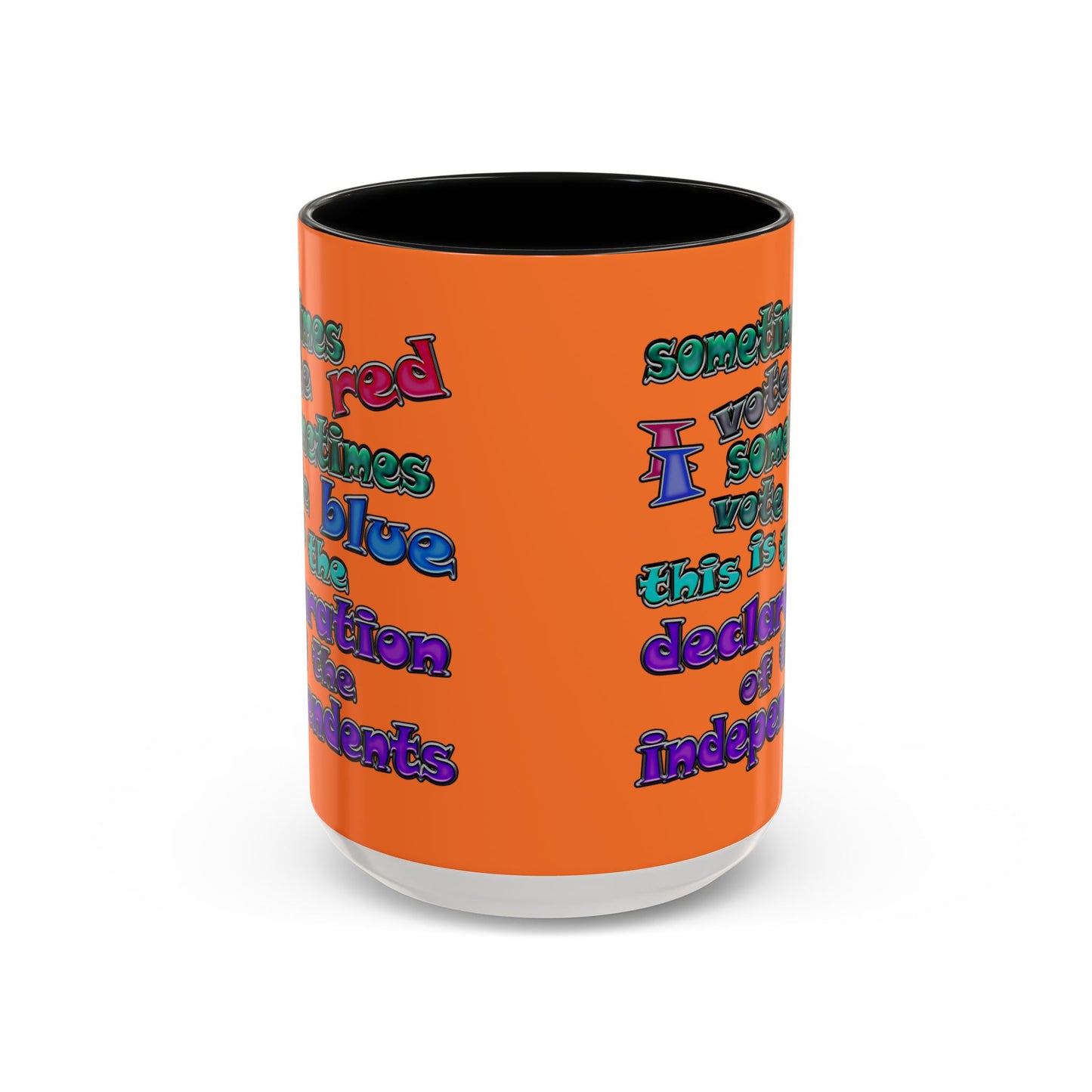 declaration of the independents - Accent Mug (crusta)
