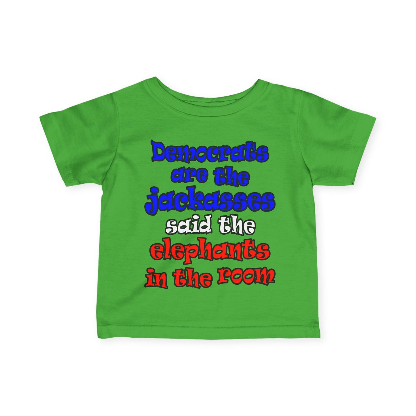 donkeys and elephants - Infant Fine Jersey Tee