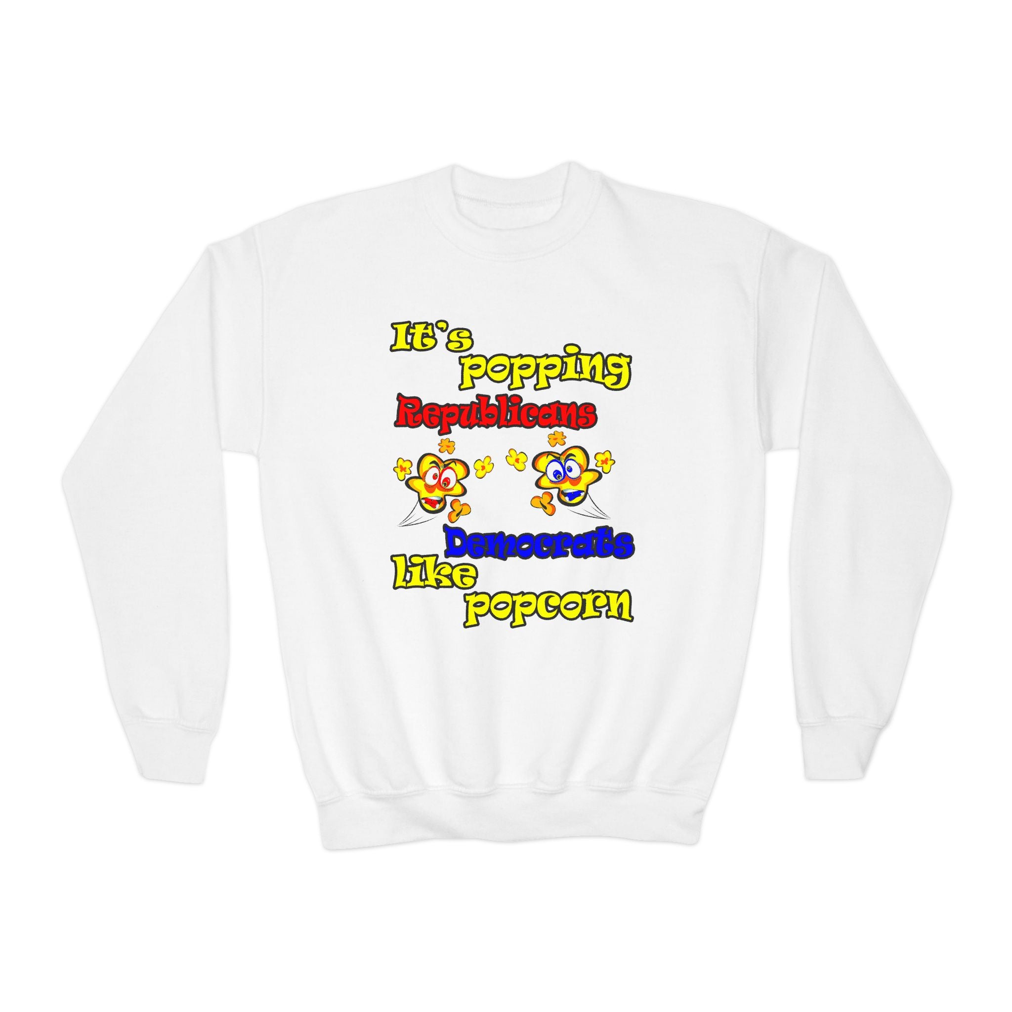 popping like popcorn - Youth Crewneck Sweatshirt