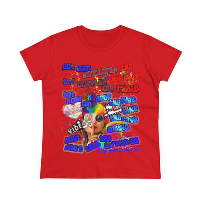drop the beat - Women's Midweight Cotton Tee