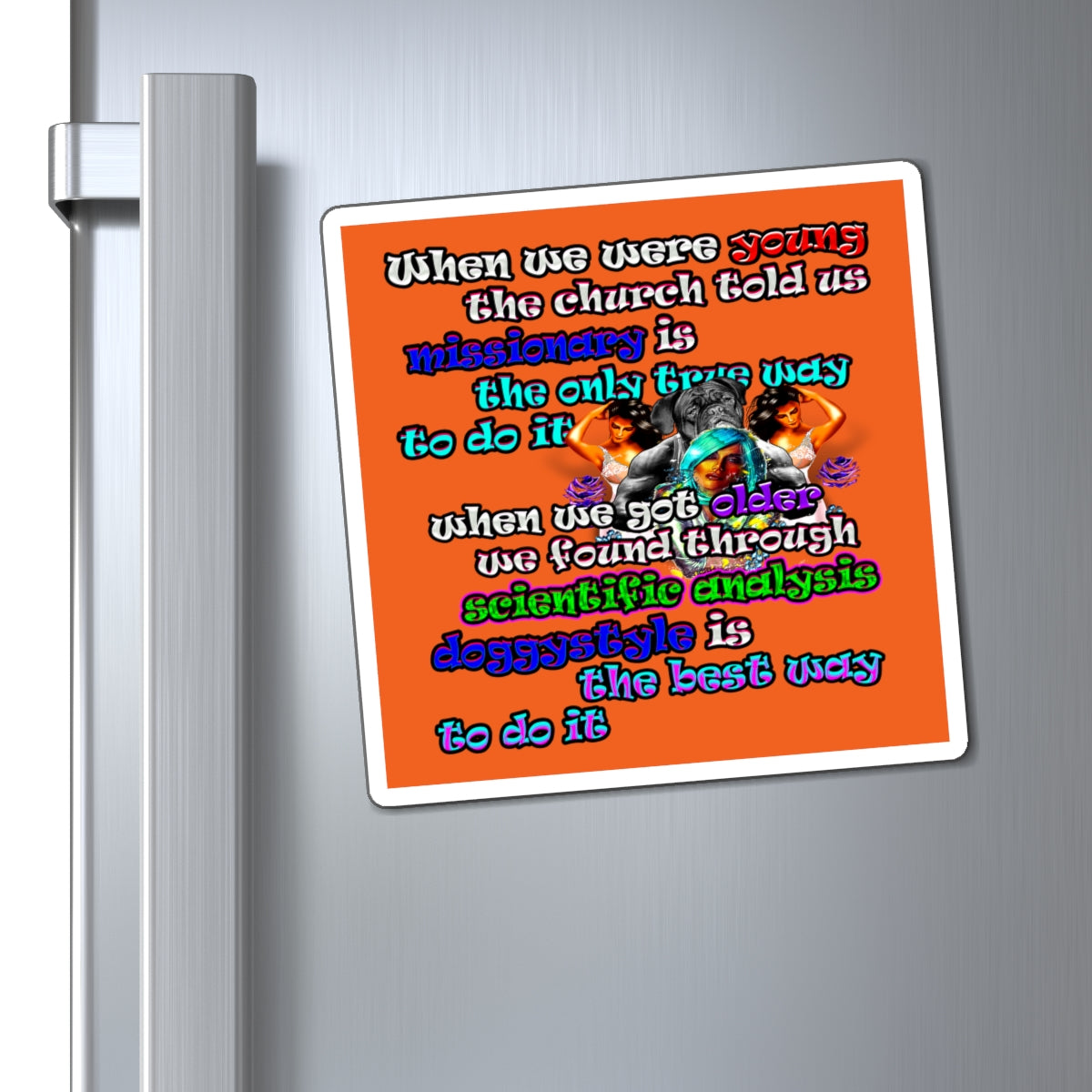 doggystyle - Magnets - (orange)