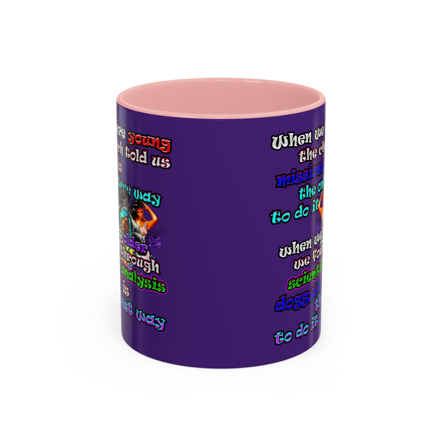 doggystyle - Accent Mug (purple)