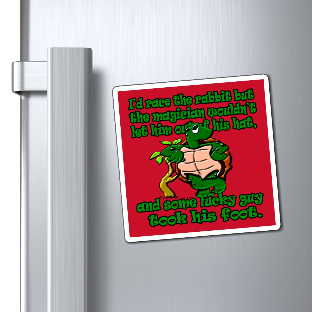 turtle race - Magnets - (dark red)