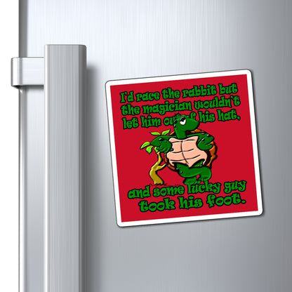 turtle race - Magnets - (dark red)