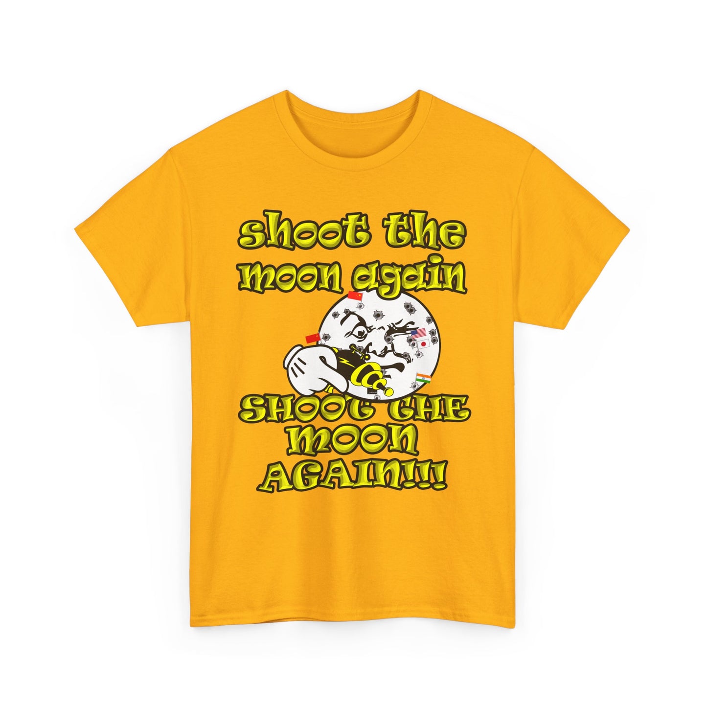 shoot the moon again - Unisex Heavy Cotton Tee