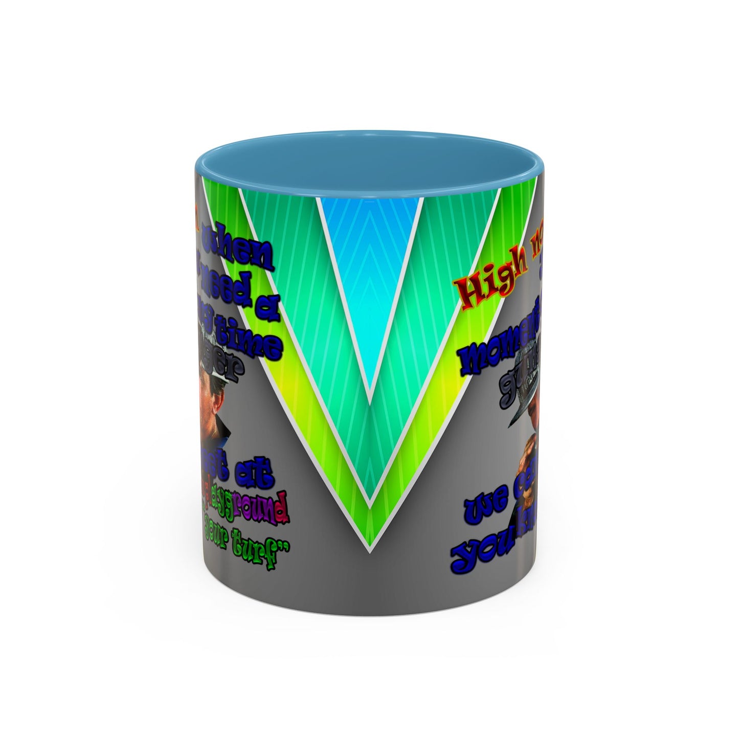 high noon - Accent Mug (rainbow split)