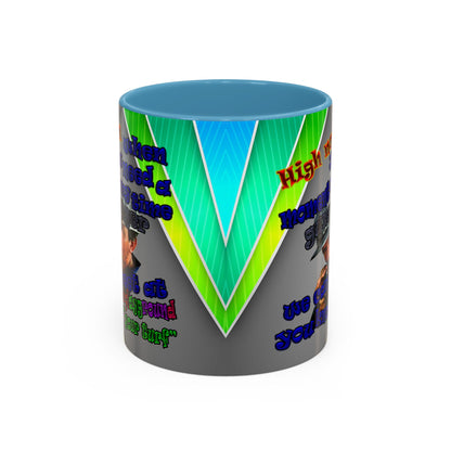 high noon - Accent Mug (rainbow split)