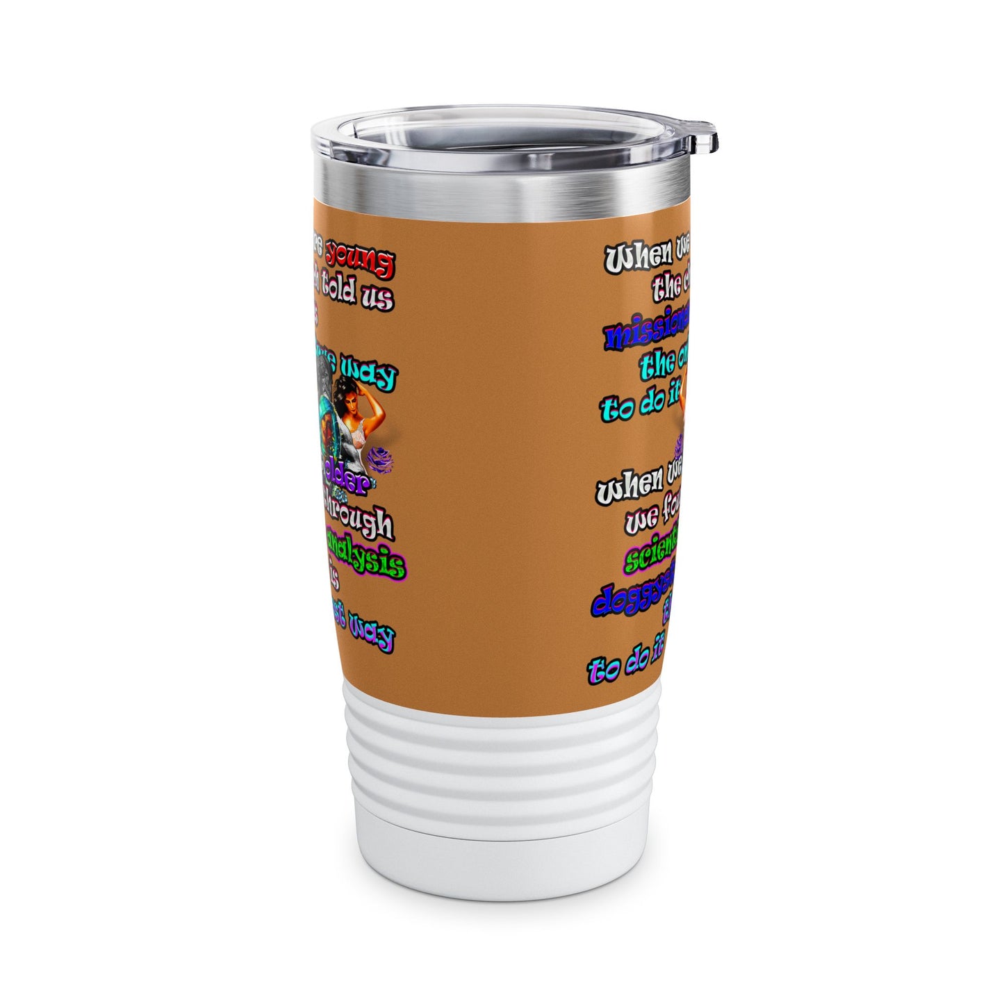 doggystyle - Ringneck Tumbler, 20oz (light brown)