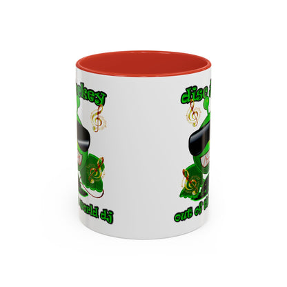 disc jockey - Accent Mug (white)