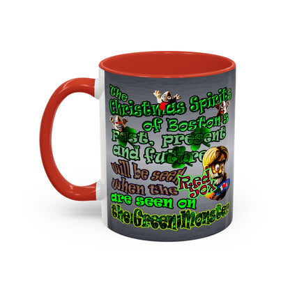 christmas spirits of boston - Accent Mug (brushed nickel)