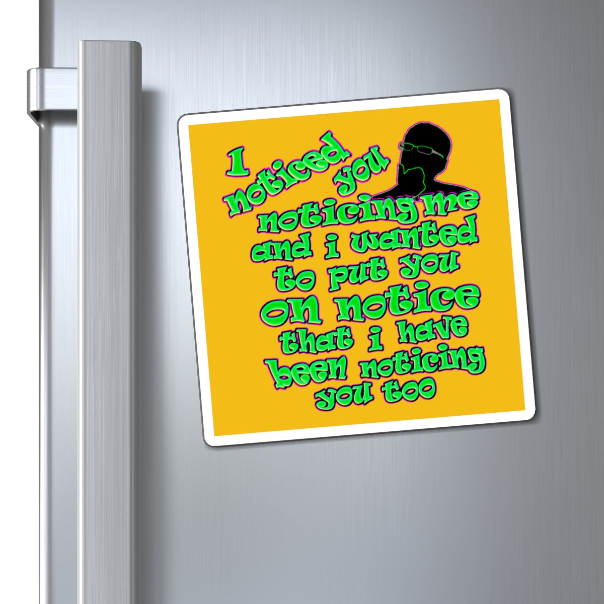noticed you noticing - Magnets - (yellow)
