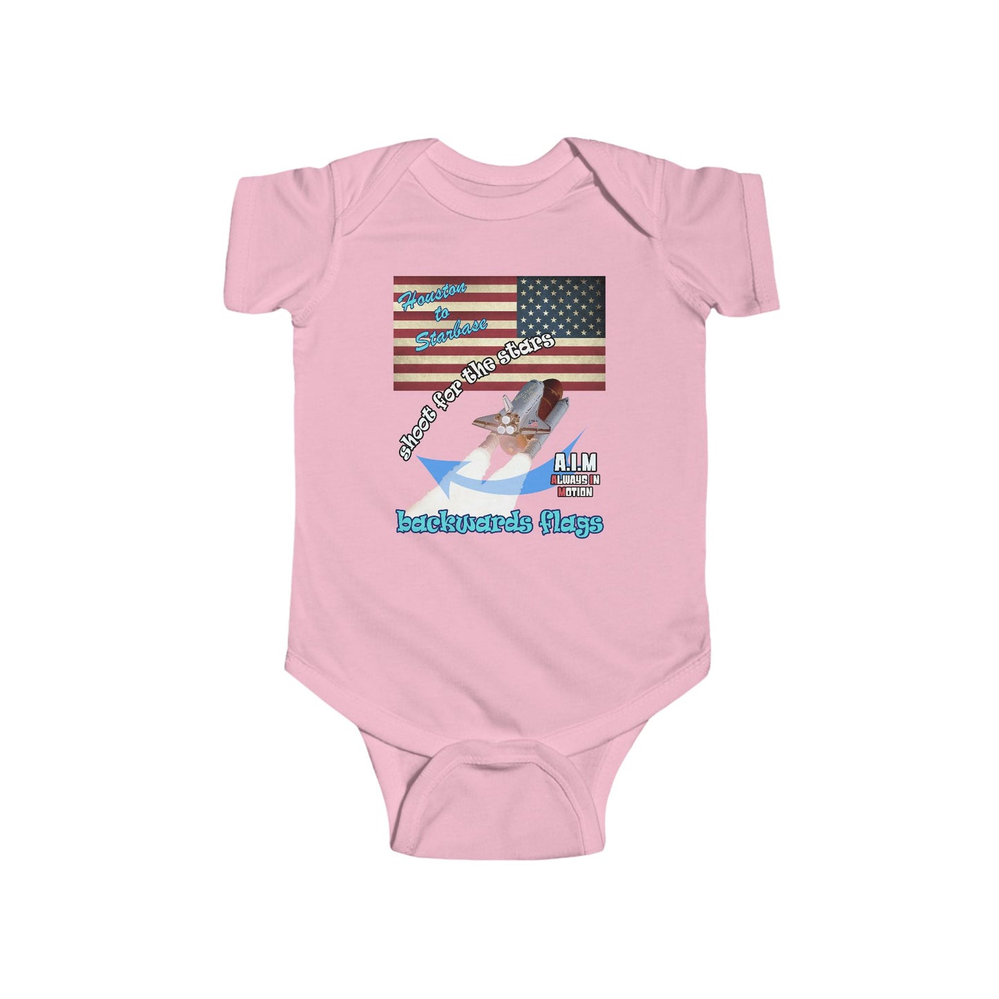 shoot for the stars - Infant Fine Jersey Bodysuit